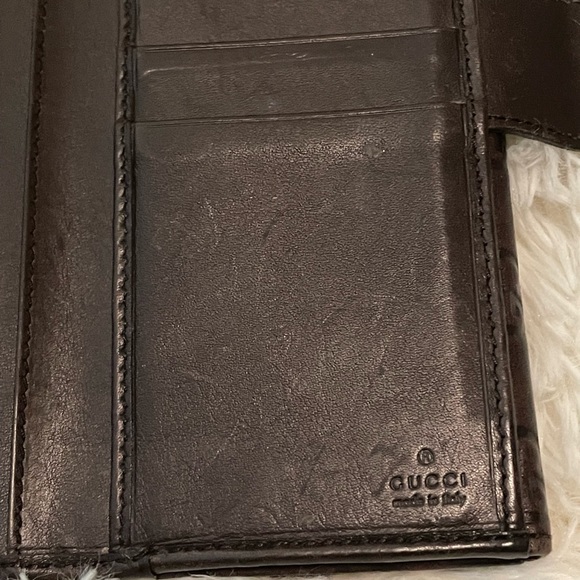 Classic Gucci icon bar Guccissima Wallet - Picture 11 of 16